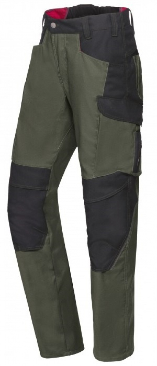 BP-Workwear, Arbeitshose, Bundhose,BPlus Green, oliv/schwarz