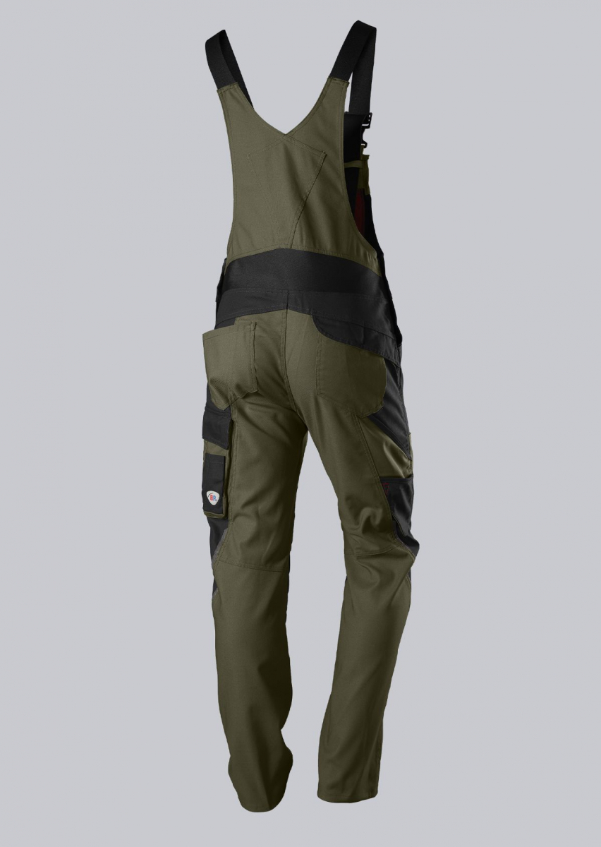 BP-Workwear, Latzhose, BP-Workwear,lus Green, oliv/schwarz