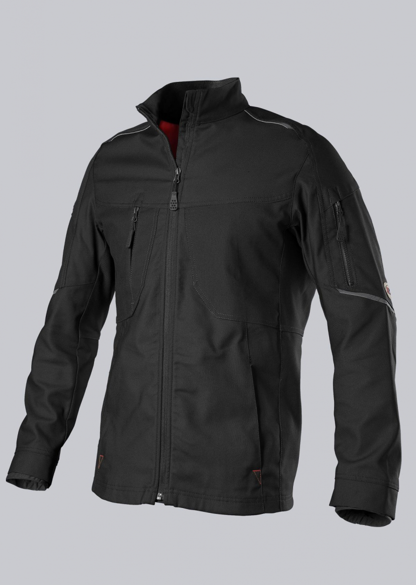 BP- ARBEITSJACKE, robust, gefütterter Stehkragen, Farbe: königsblau/ schwarz