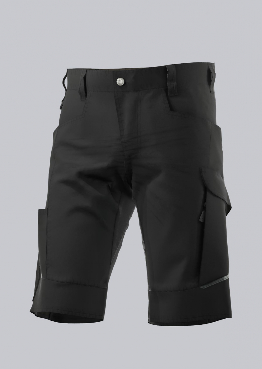 BP- SHORTS, robust, erhöhter Dehnbund, Farbe: schwarz