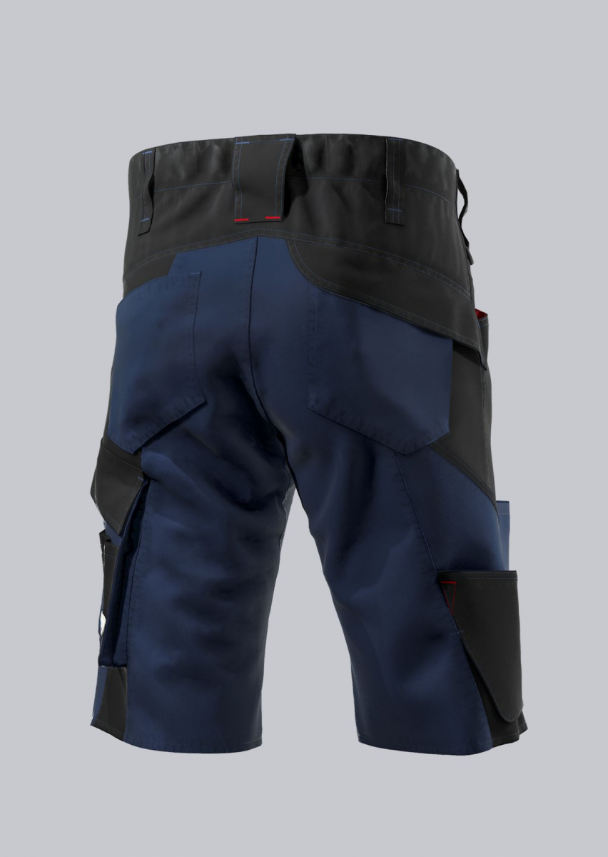 BP- SHORTS, robust, erhöhter Dehnbund, Farbe: nachtblau/ schwarz