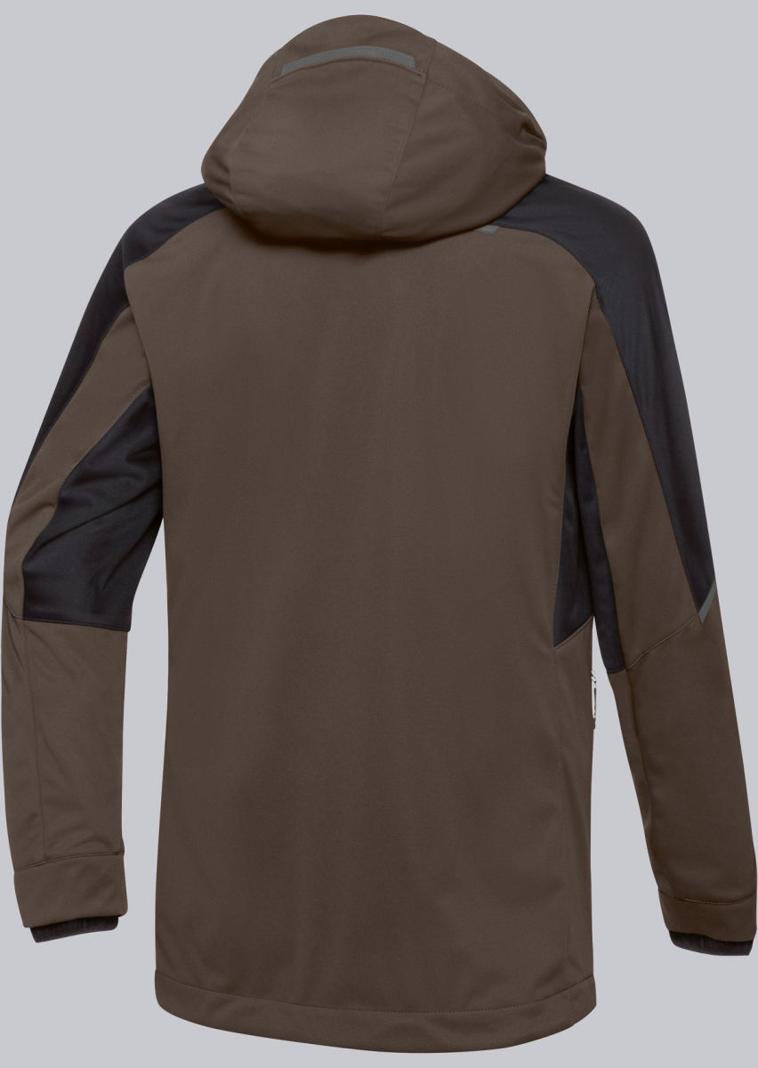BP-Workwear, Herren-Softshelljacke, BP-Workwear,lus Modern Stretch, braun/schwarz