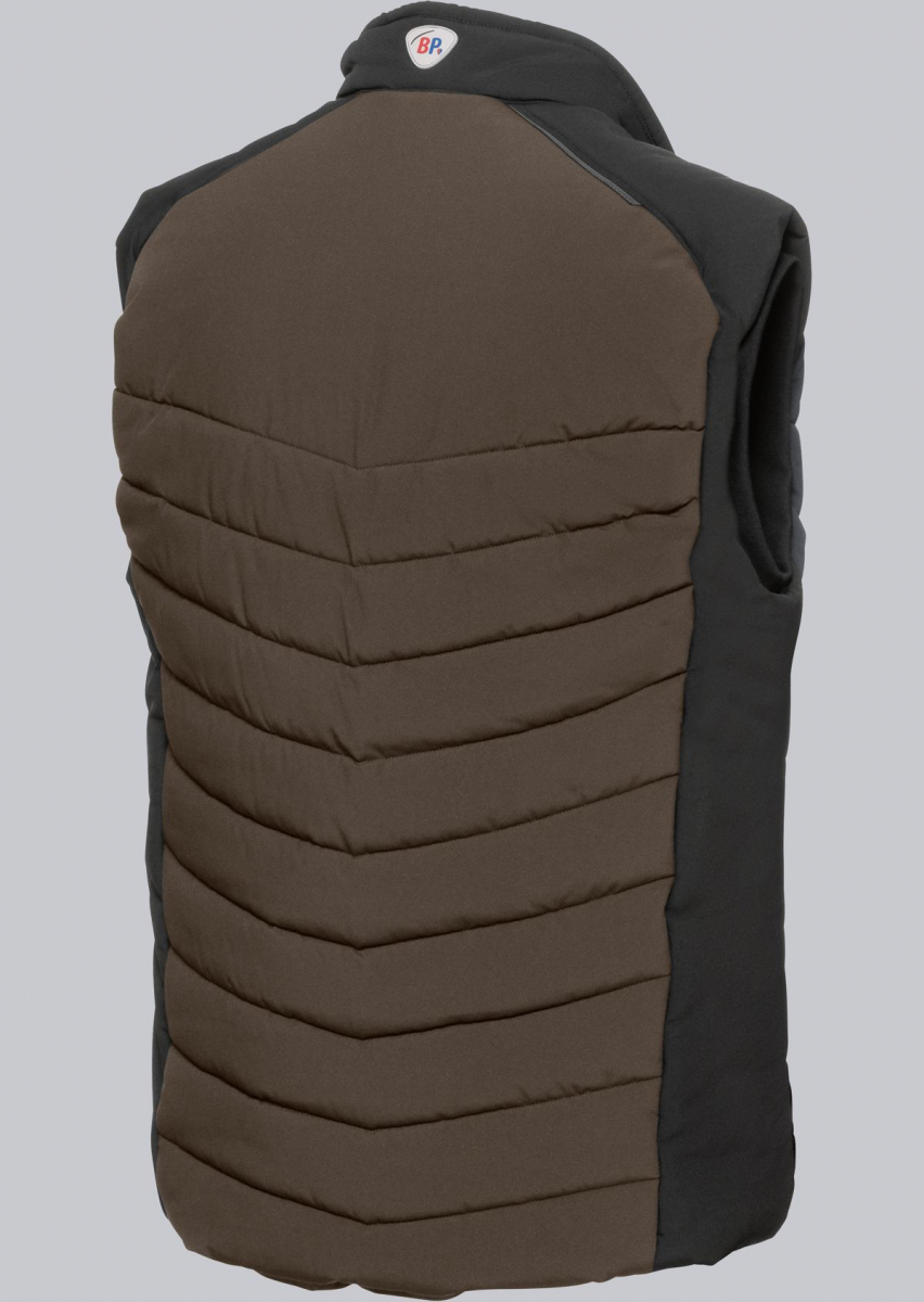 BP-Workwear, Kälte-Schutz, Thermoweste, Outdoor, braun/schwarz
