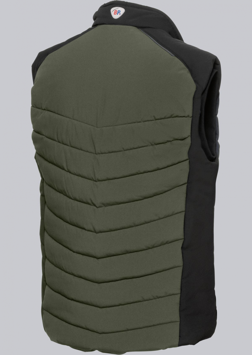 BP-Workwear, Kälte-Schutz, Thermoweste, Outdoor, oliv/schwarz