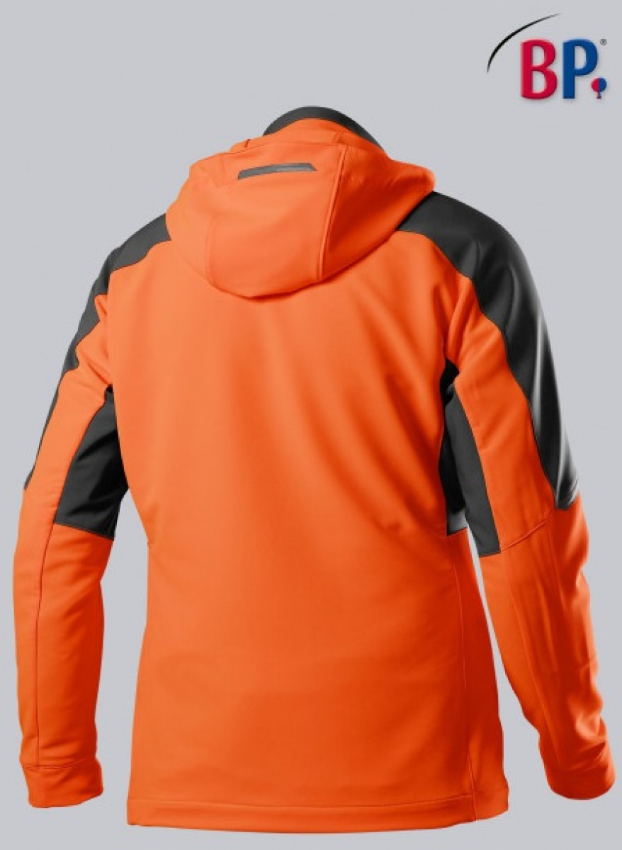 BP-Warnschutz, Superstretch-Jacke für Herren, warnorange/anthrazit