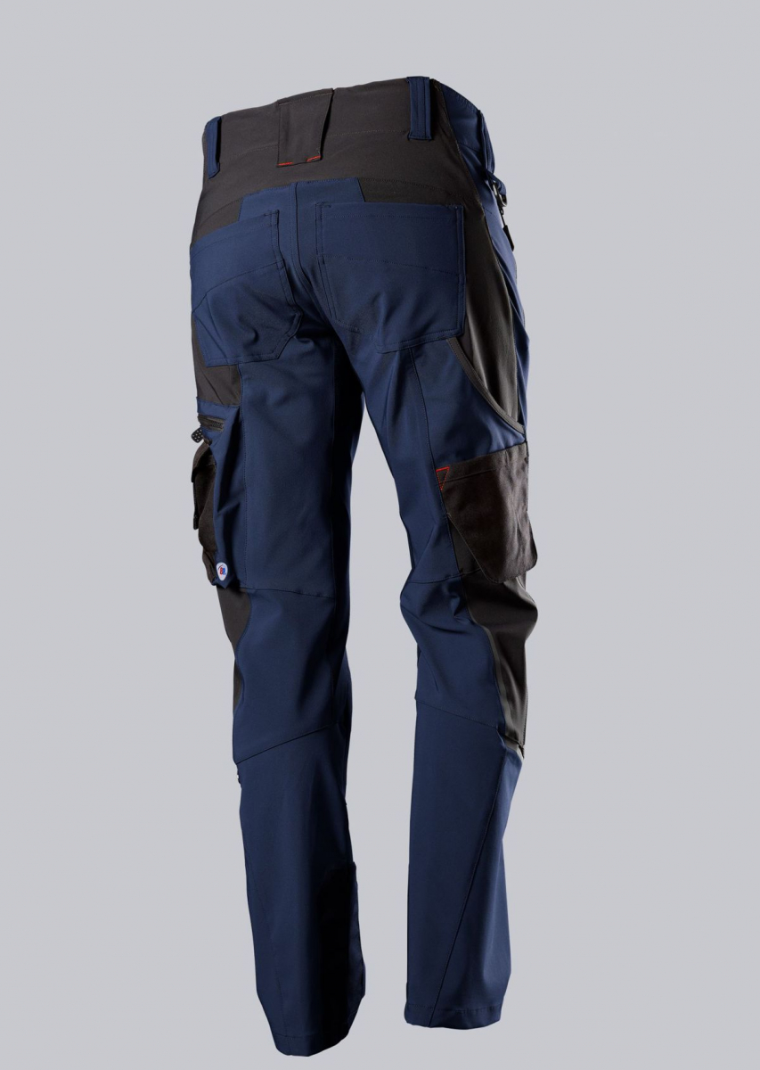 BP-Workwear, Superstretch-Hose, 250 g/m², nachtblau/schwarz