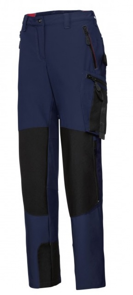 BP-Workwear, Superstretch-Damenhose, nachtblau/schwarz