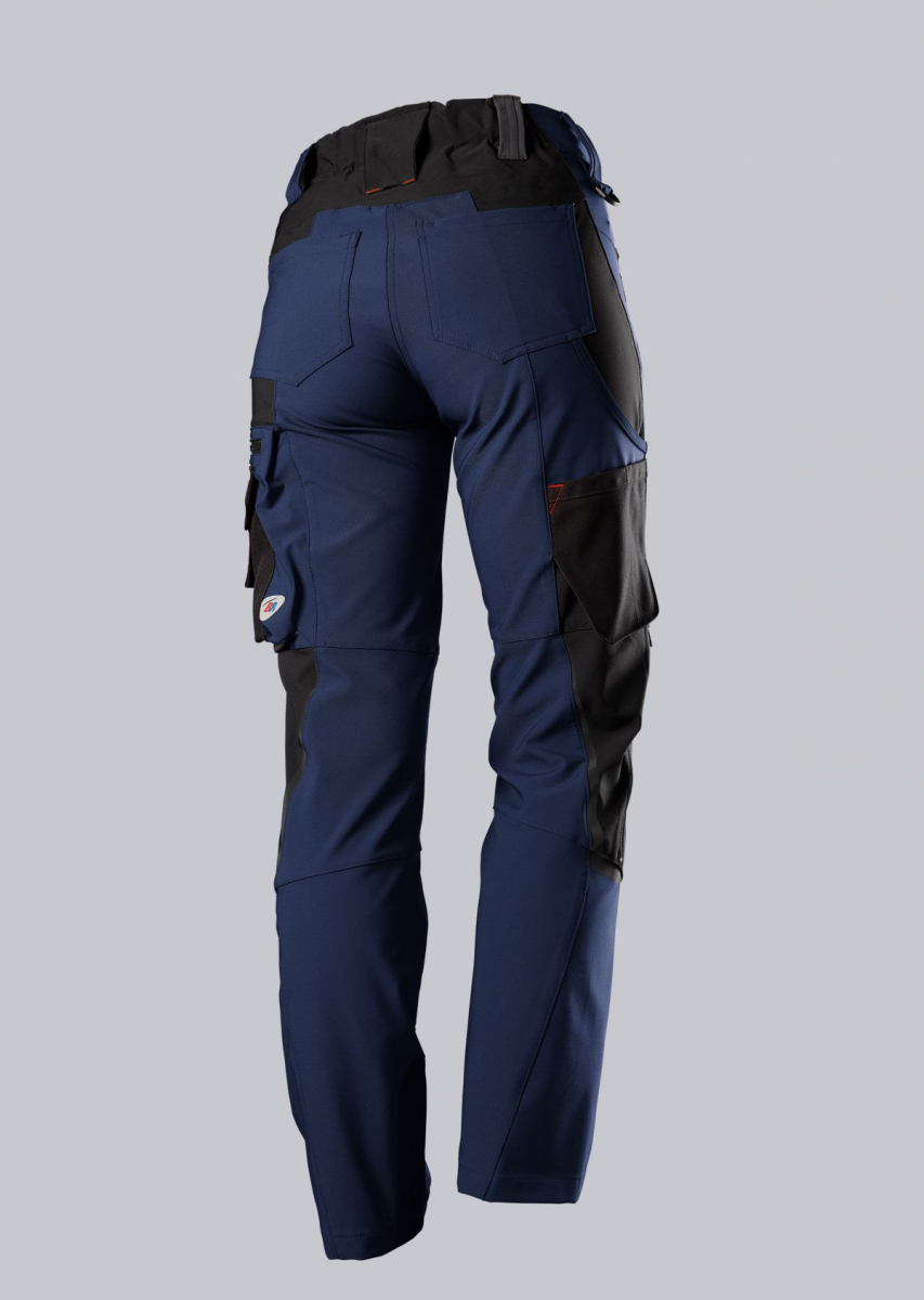 BP-Workwear, Superstretch-Damenhose, nachtblau/schwarz