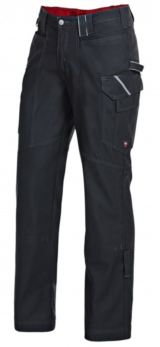BP-Workwear, Arbeits-Berufs-Bund-Hose, Workerhose schwarz/grau