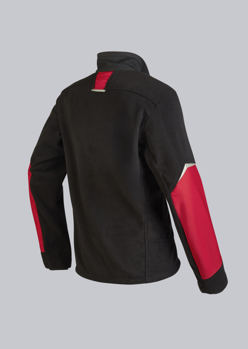 BP-Funktionale Arbeitsjacke für Herren, ca. 270g/m², schwarz/rot