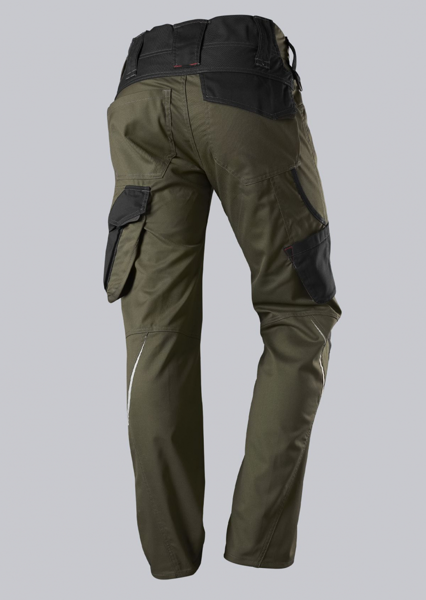 BP-Workwear, Bundhose, lus, oliv/schwarz