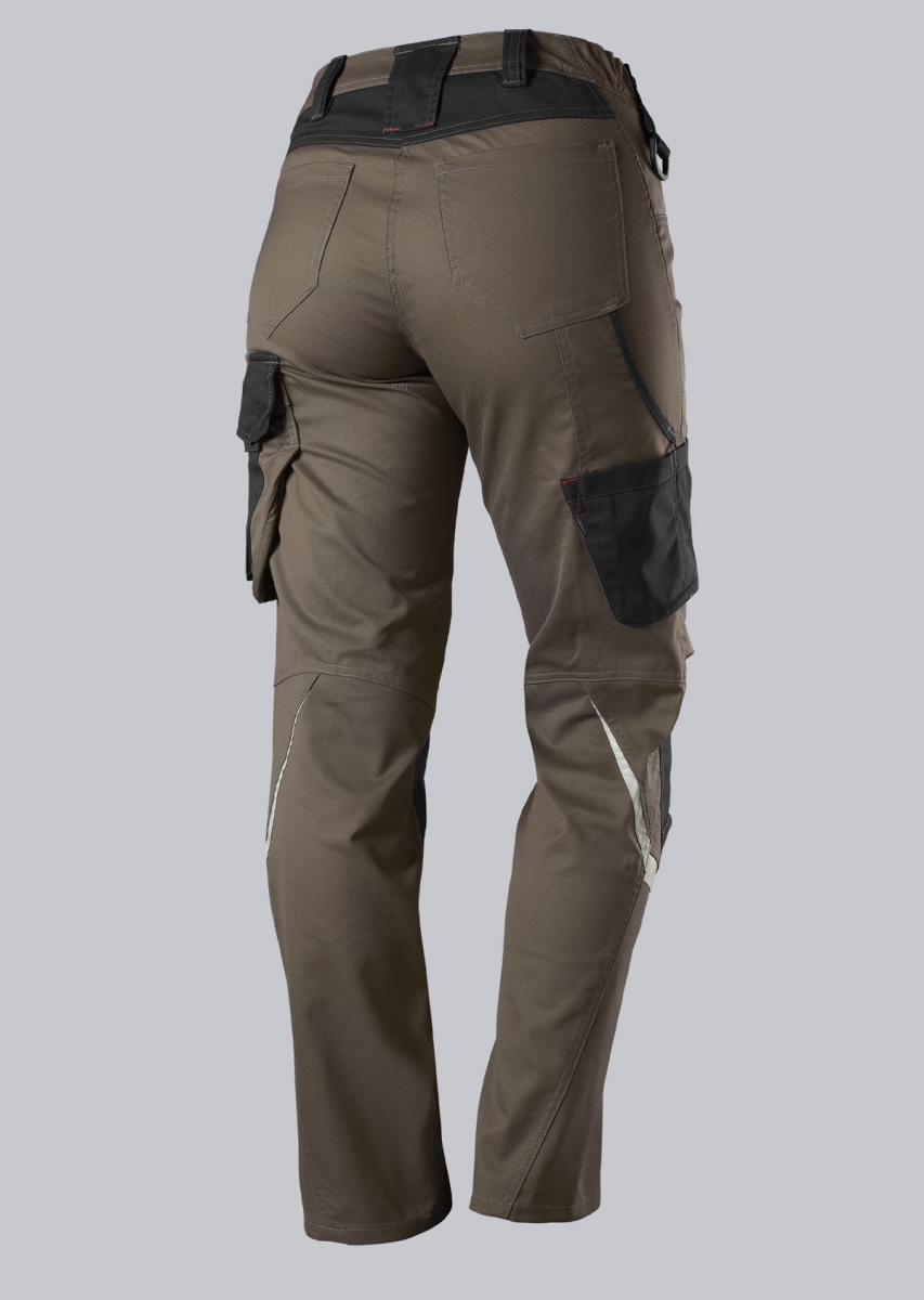 BP-Workwear, Bundhose, Damen-Bundhose, lus, walnuss/schwarz