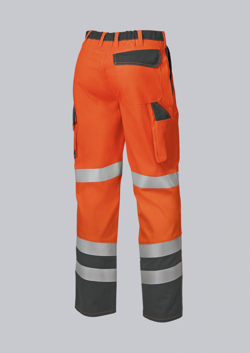 BP-Warnschutz, Warn-Schutz-Arbeits-Hose, ca. 270g/m², warnorange/dunkelgrau