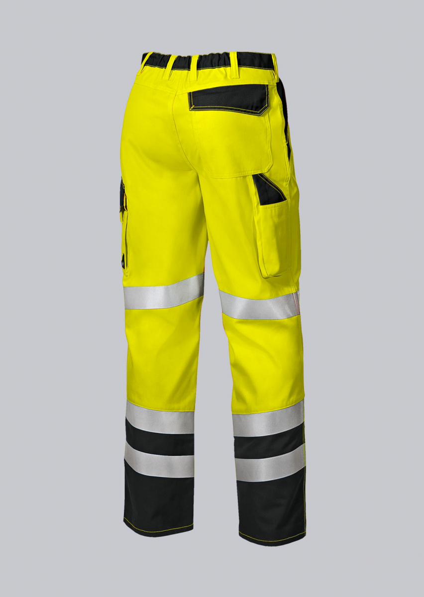 BP-Warnschutz, Warnschutz, Warn-Arbeits-Hose, ca. 270g/m², warngelb/dunkelgrau
