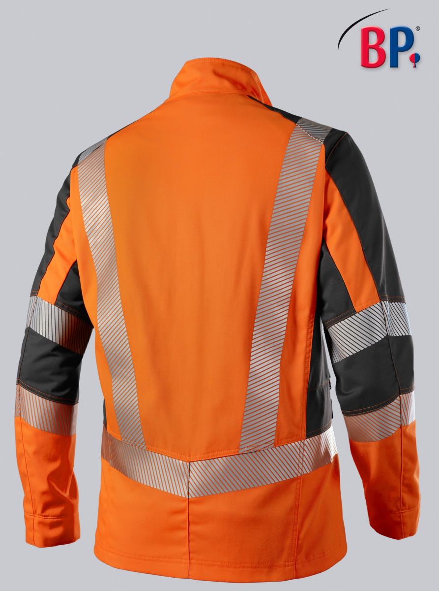 BP-Warnschutz, Arbeitsjacke für Herren, warnorange/anthrazit