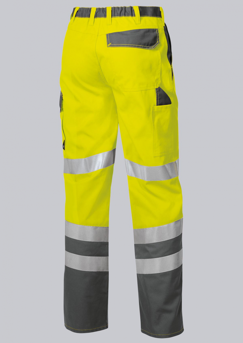 BP-Warnschutz, Warn-Hose warngelb/dunkelgrau