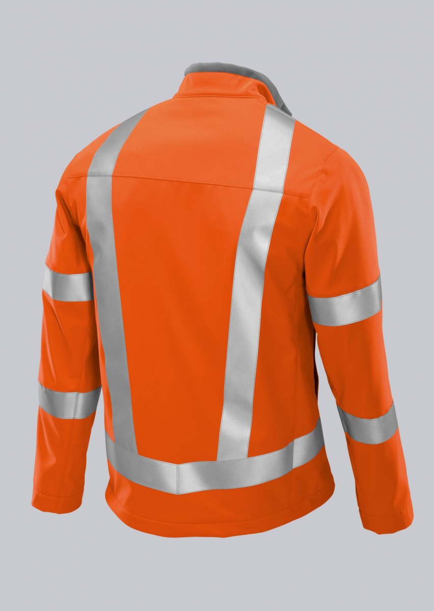 BP-Warnschutz, Warn-Schutz-Softshell-Jacke, ca. 320g/m², warnorange