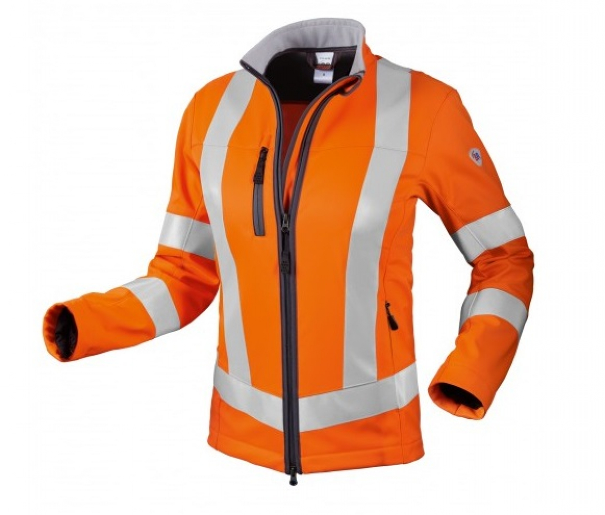 BP-Warnschutz, Damen-Softshelljacke, ca. 320 g/m², warnorange