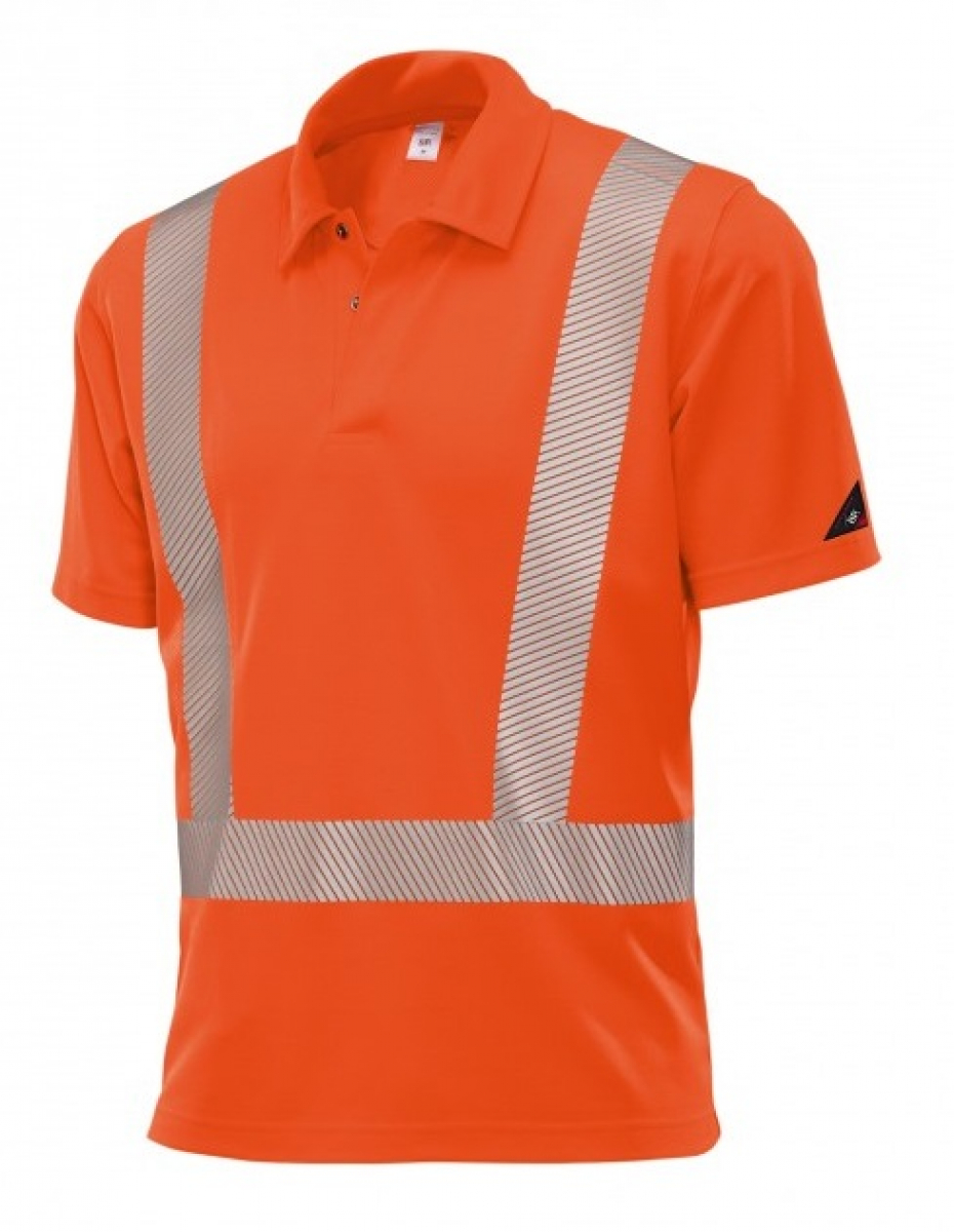 BP-Warnschutz, Warn-Polo-Shirt Hi-Vis Protect warnorange