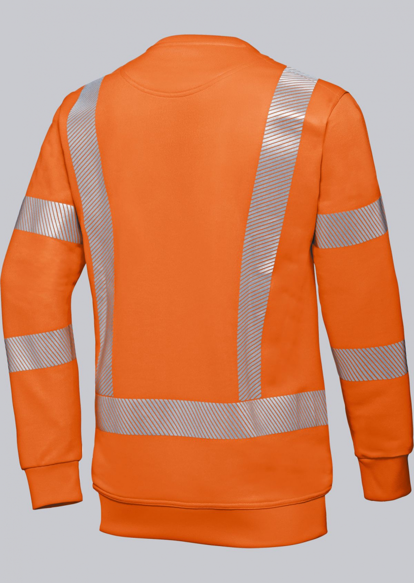 BP-Warnschutz, Sweatshirt für Sie & Ihn, warnorange