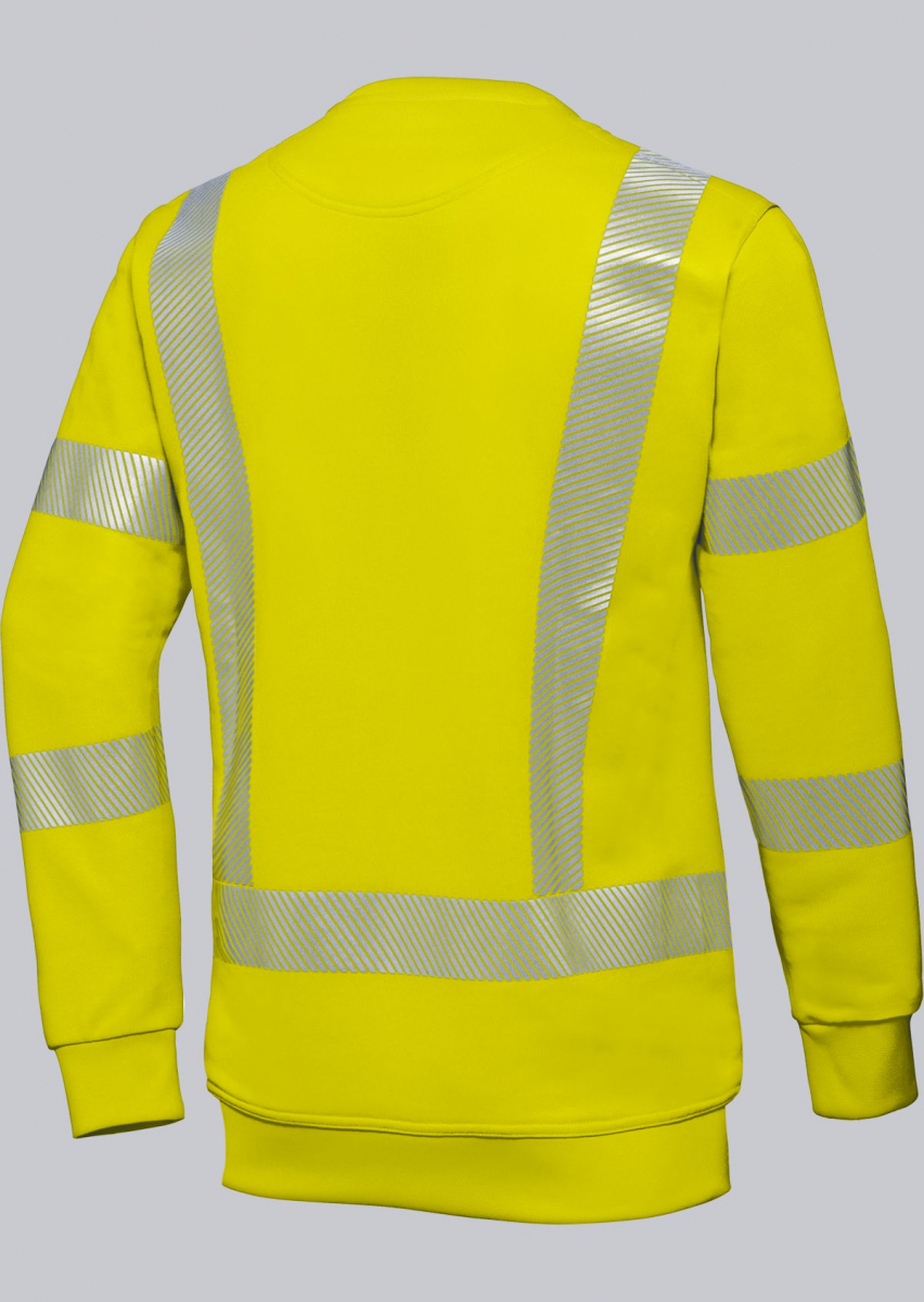 BP-Warnschutz, Sweatshirt für Sie & Ihn, warngelb