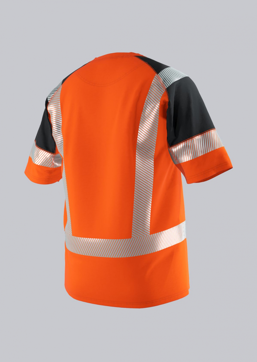 BP-Warnschutz-Funktions-T-Shirt, recyceltes Polyester, 170 g/m², warnorange/anthrazit