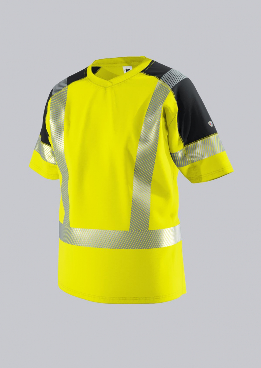 BP-Warnschutz-Funktions-T-Shirt, recyceltes Polyester, 170 g/m², warngelb/anthrazit