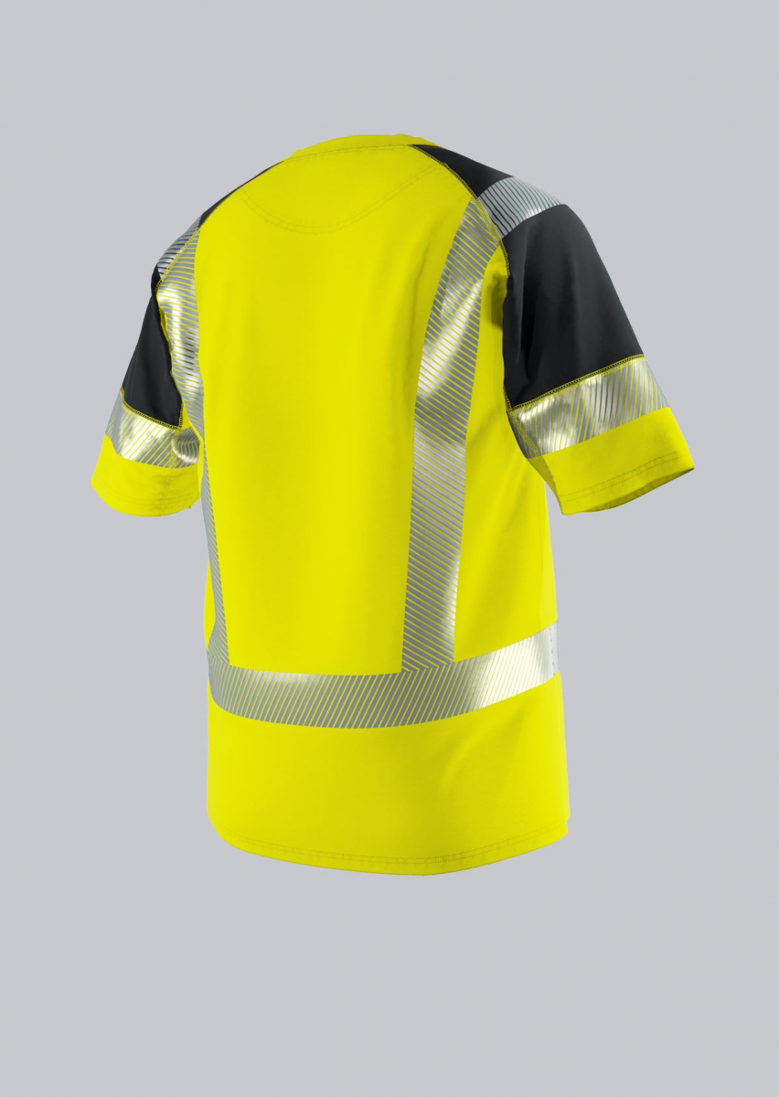 BP-Warnschutz-Funktions-T-Shirt, recyceltes Polyester, 170 g/m², warngelb/anthrazit
