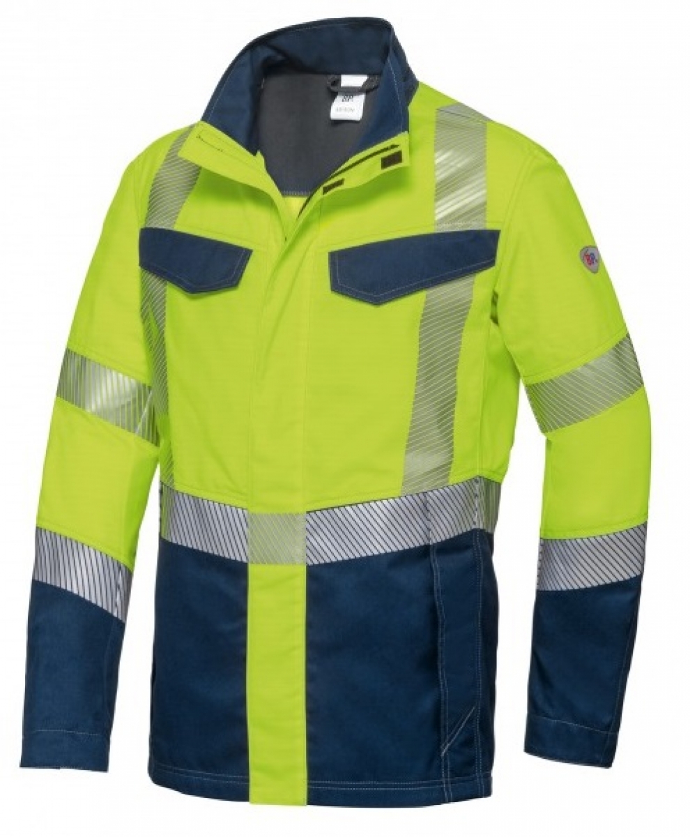 BP-Warnschutz, Herren-Arbeitsjacke, Multi Protect Plus, warngelb/nachtblau
