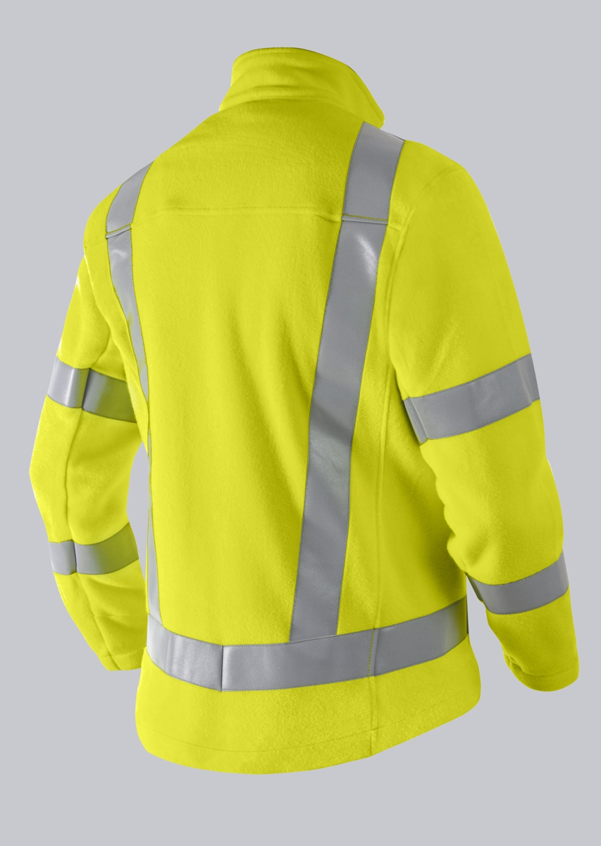 BP-Workwear, Fleecejacke, ca. 360g/m², warngelb