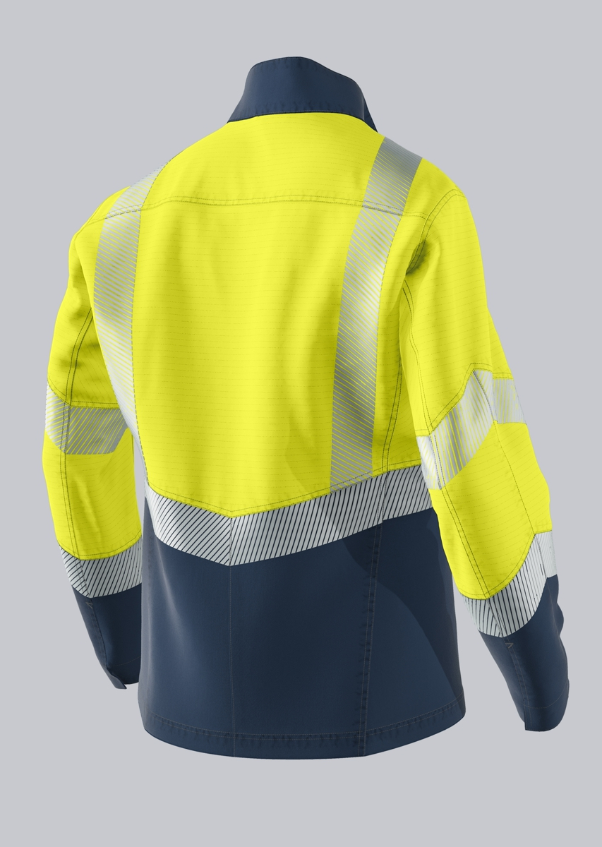 BP-Warnschutz, Arbeitsjacke, Multi Protect Plus, warngelb/nachtblau
