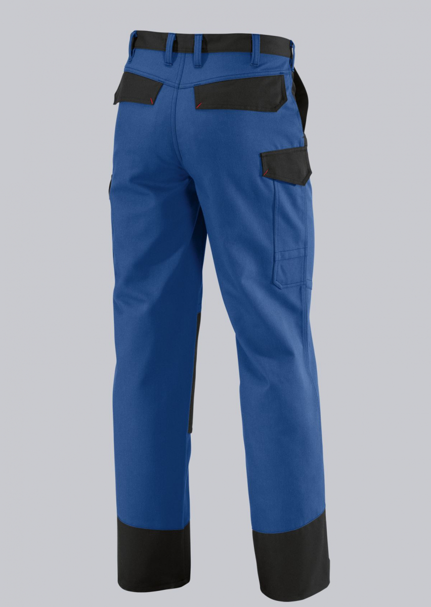 BP-Schweißer-Schutz, Schweißerhose, Arbeits-Berufs-Bund-Hose, Multi Protect, königsblau/schwarz