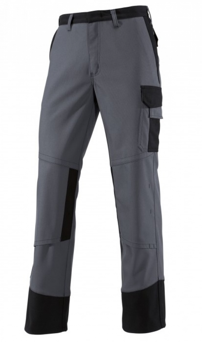 BP-Schweißer-Schutz, Schweißerhose, Arbeits-Berufs-Bund-Hose, Multi Protect, dunkelgrau/schwarz