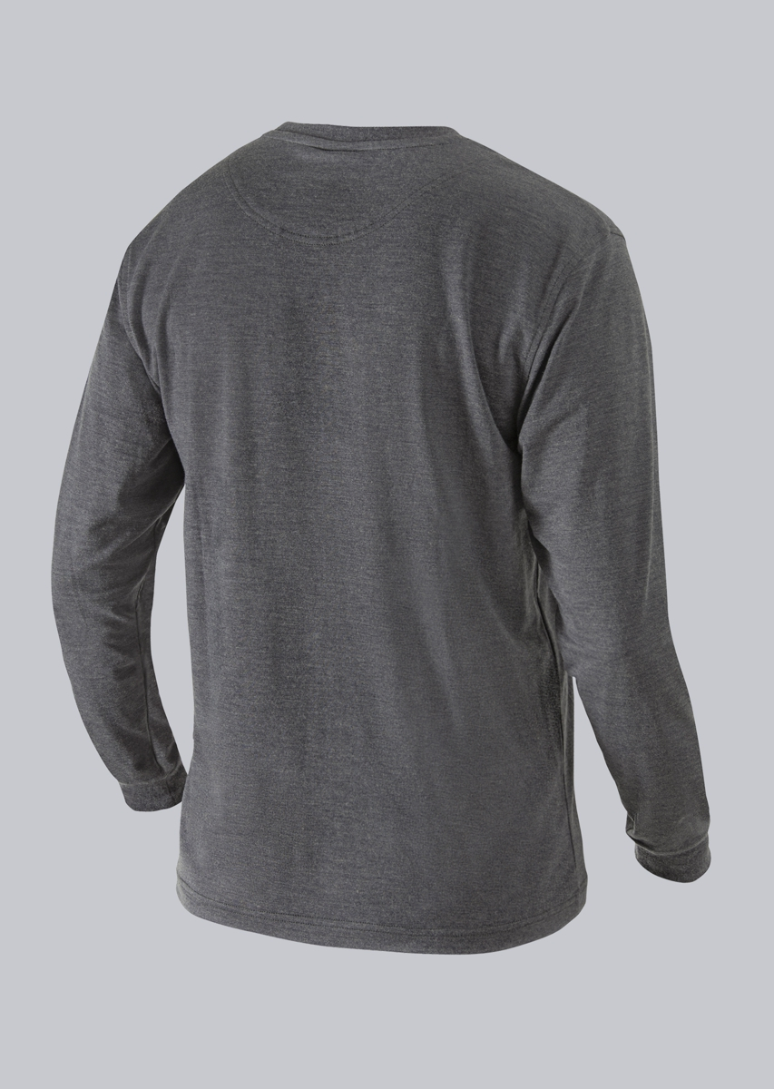 BP-Worker-Shirts, Langarmshirt für Sie & Ihn, blaugrau