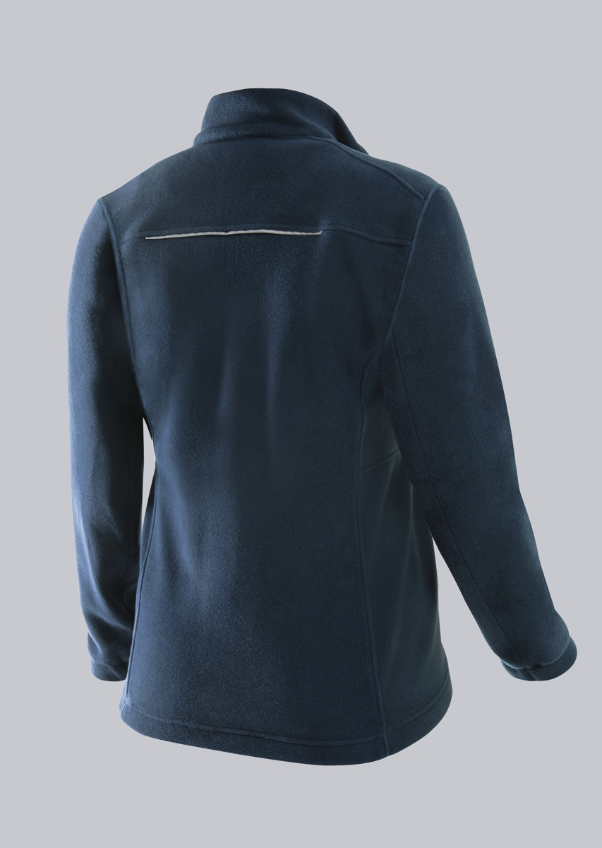 BP-DAMEN-MULTINORM-FLEECEJACKE, APC1, Stehkragen, Farbe: nachtblau