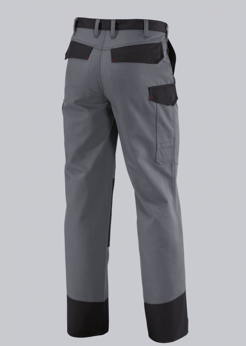 BP-Schweisser-Schutz, Schweißerhose, Arbeits-Berufs-Bund-Hose, Multi Rotected, dunkelgrau/schwarz