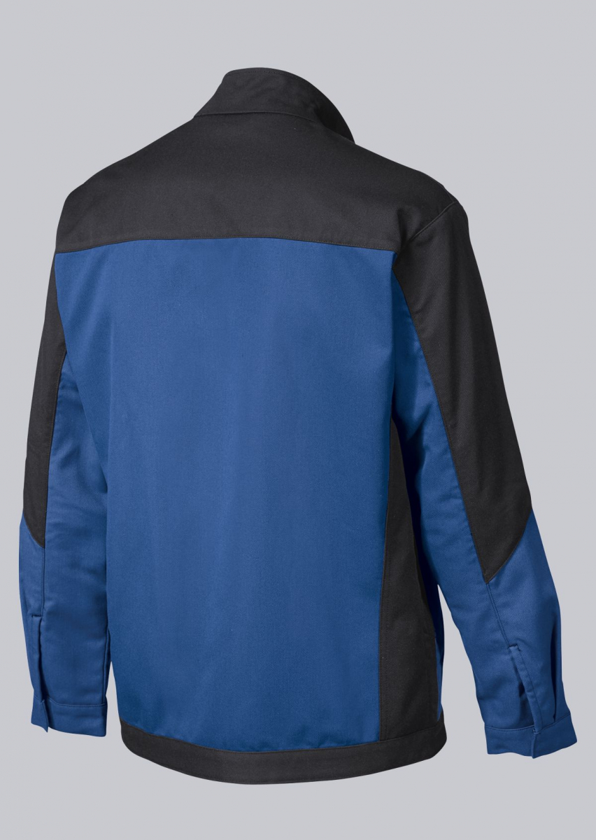 BP-Schweisser-Schutz, Schweißerjacke, Arbeits-Berufs-Bund-Jacke, Multi Rotected, königsblau/schwarz