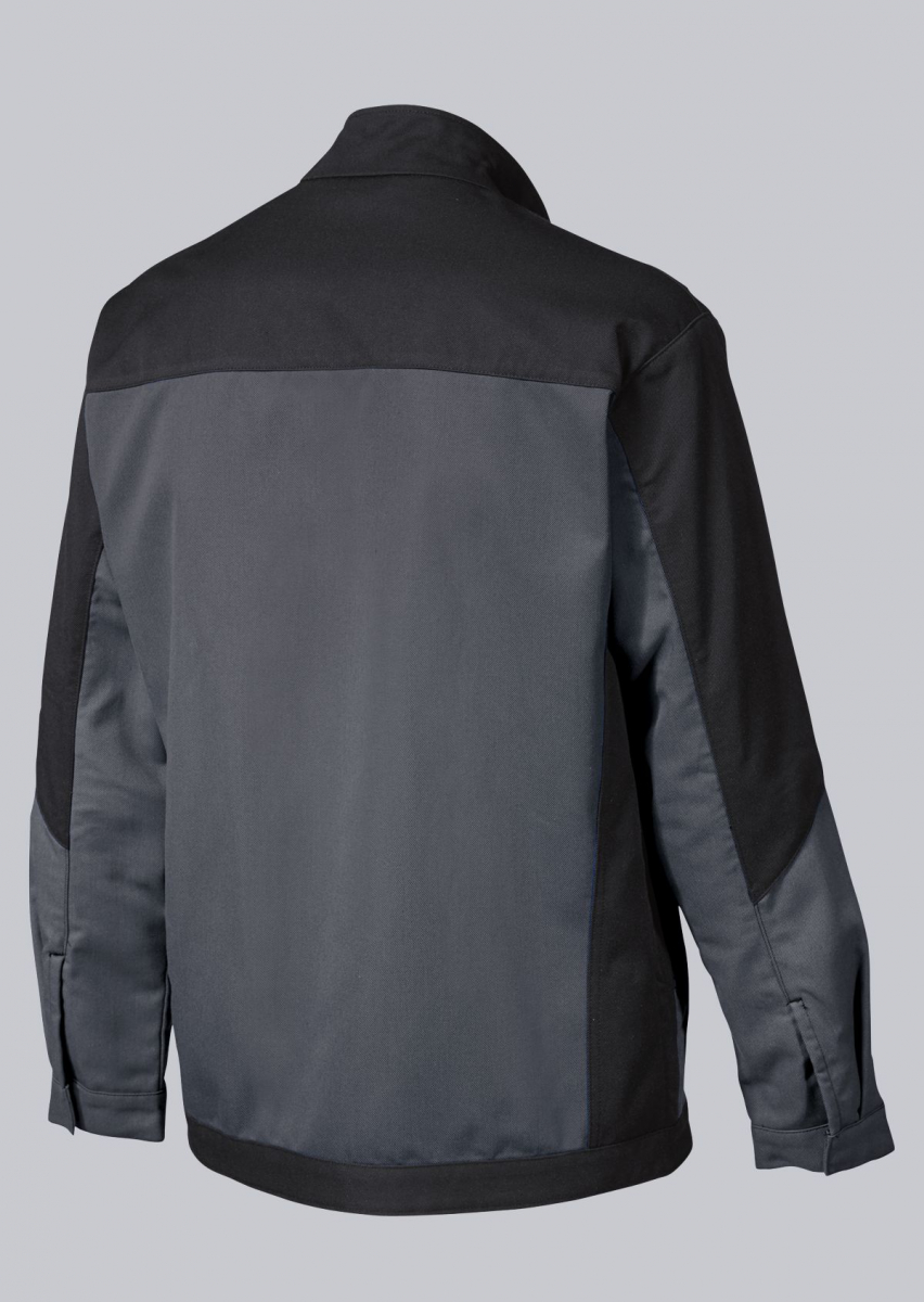 BP-Schweisser-Schutz, Schweißerjacke, Arbeits-Berufs-Bund-Jacke, Multi Rotected, dunkelgrau/schwarz