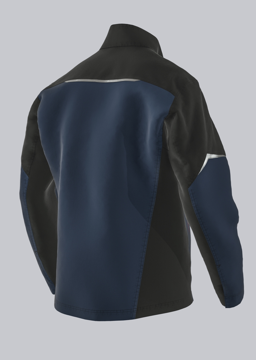 BP-Schweißer-Schutz, Schweißer-Arbeitsjacke, Multi Protect Plus, nachtblau/schwarz