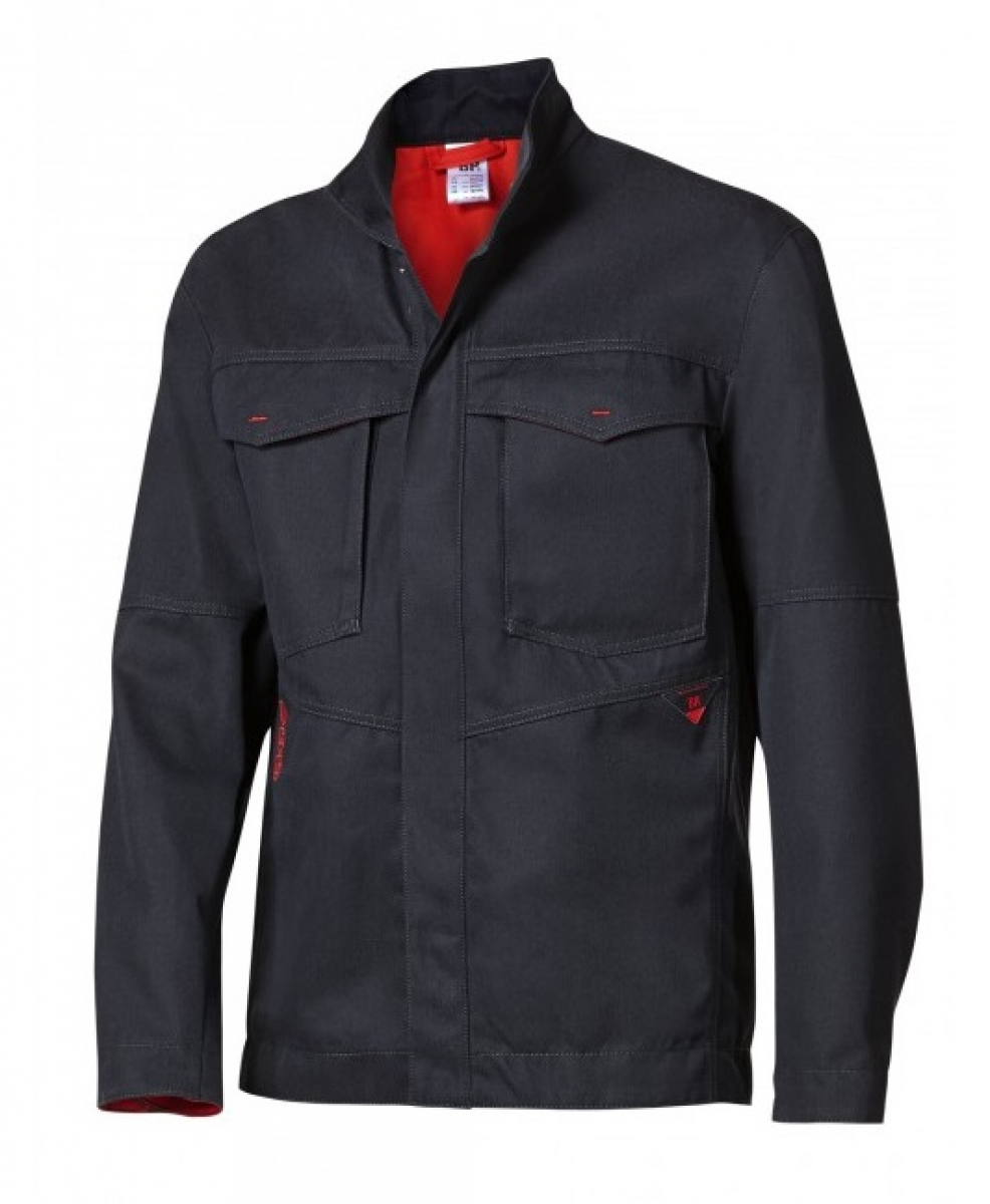 BP-Schweier-Schutz, Schweierjacke, Arbeits-Berufs-Bund-Jacke, Welder`s Professional IV, blauschwarz