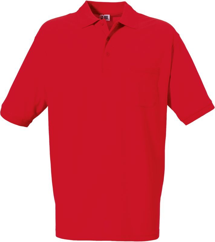 ROFA-Worker-Shirts, SJ-Polo-Shirt, ca. 190 g/m, rot