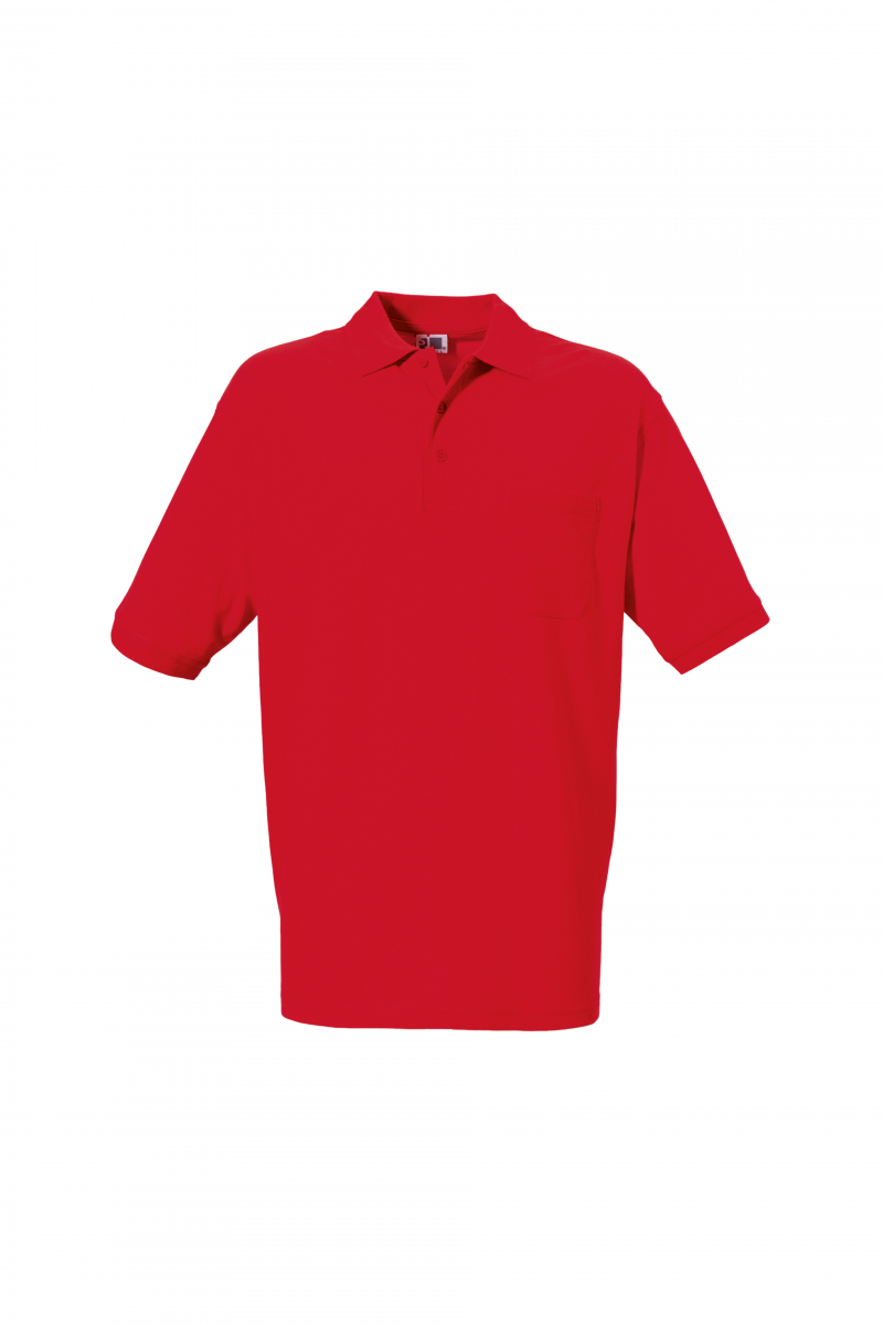 ROFA-Worker-Shirts, SJ-Polo-Shirt, ca. 190 g/m², rot