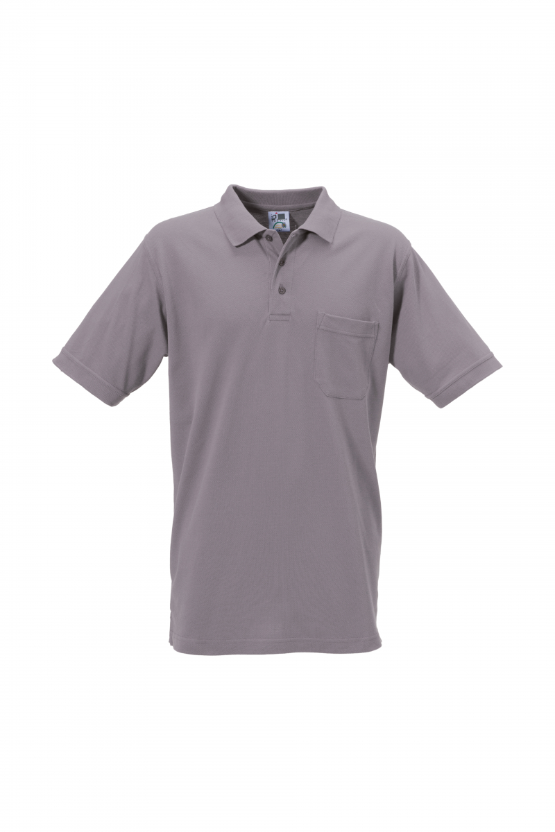ROFA-Worker-Shirts, SJ-Polo-Shirt, ca. 190 g/m², grau