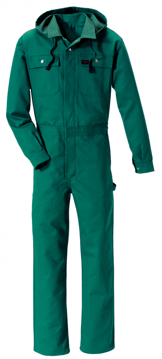 ROFA-Workwear, Arbeits-Berufs-Overall, Rallye-Kombi,  ca. 360 g/m, grtnergrn