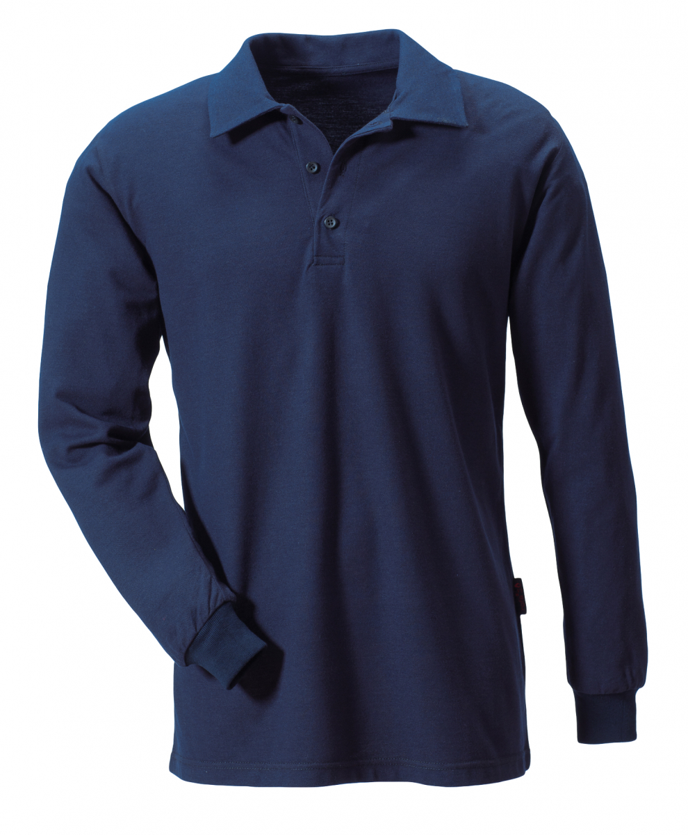 ROFA-Schweißer-Schutz, Poloshirt, ZUBEHÖR FLAMM- & HITZESCHUTZ, ca. 220 g/m², marine