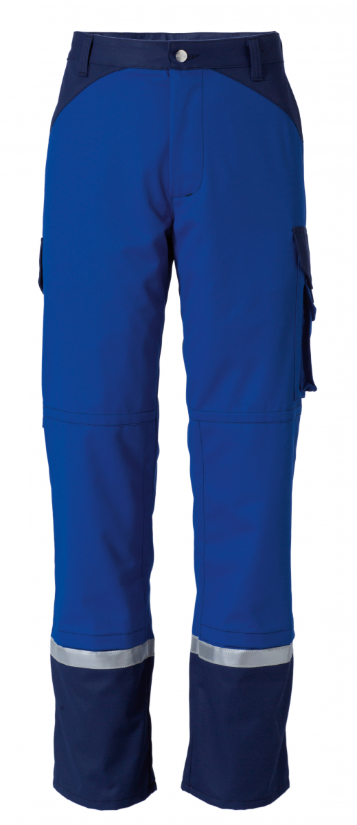 ROFA-Schweißer-Schutz, Schweißerhose, Bundhose, Multi 6, ca. 330 g/m², kornblau-marine