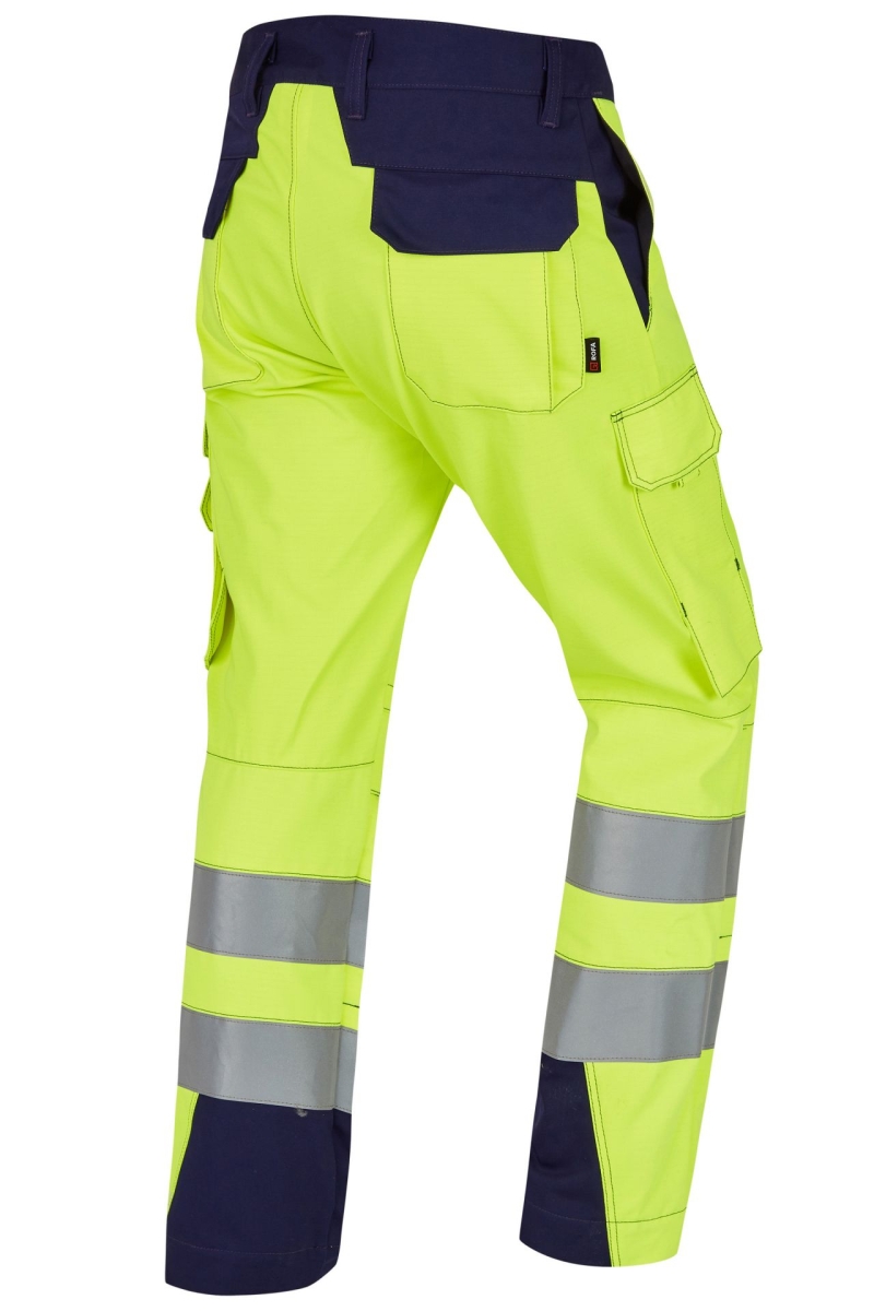 Bundhose 2652427 APC 1 - APC 2, VIS-LINE II PROBAN®, leuchtgelb-marine