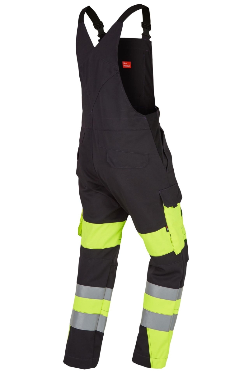 Latzhose 2652431 APC 1 - APC 2, VIS-LINE I PROBAN®, anthrazit-leuchtgelb