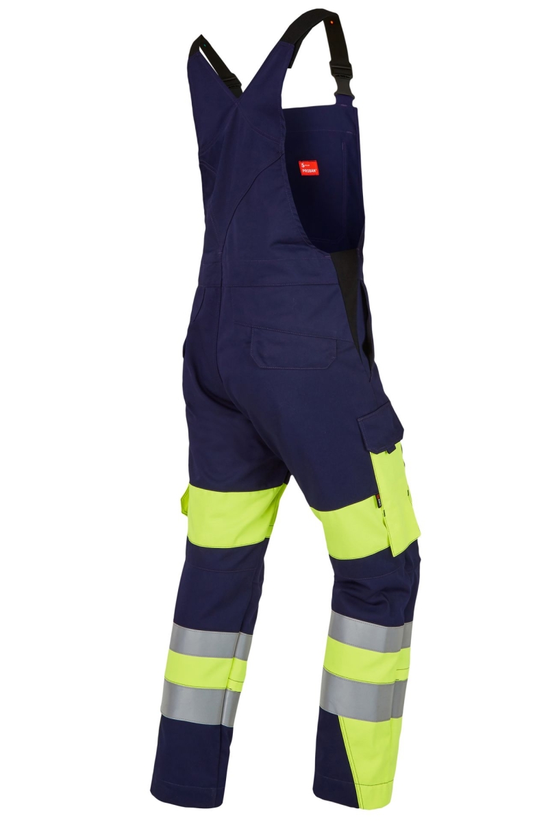 Latzhose 2652431 APC 1 - APC 2, VIS-LINE I PROBAN®, marine-leuchtgelb