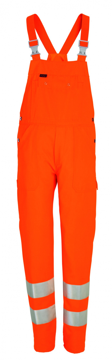 ROFA-Warnschutz, Warn-Schutz-Latzhose, ca. 290 g/m, leuchtorange